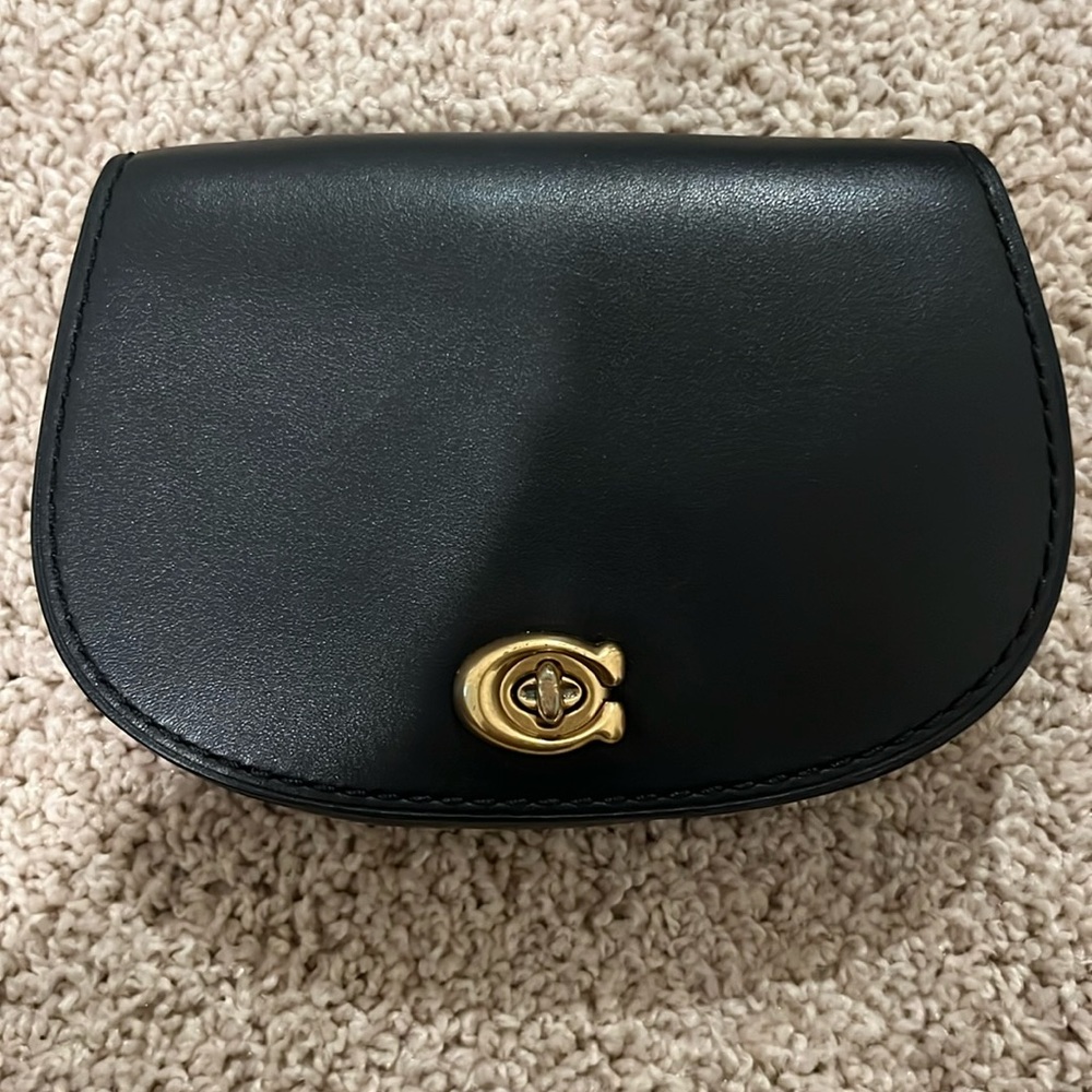 Coach leather crossbody bag